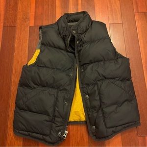 Black toddler puffer vest (Navy blue)